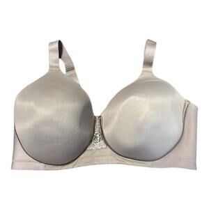 Vanity Fair Beauty Back Bra 40DD Full Figure Wireless Purple 71380